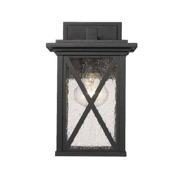 Z-Lite Brookside 1 - Light Wall Light in  Black