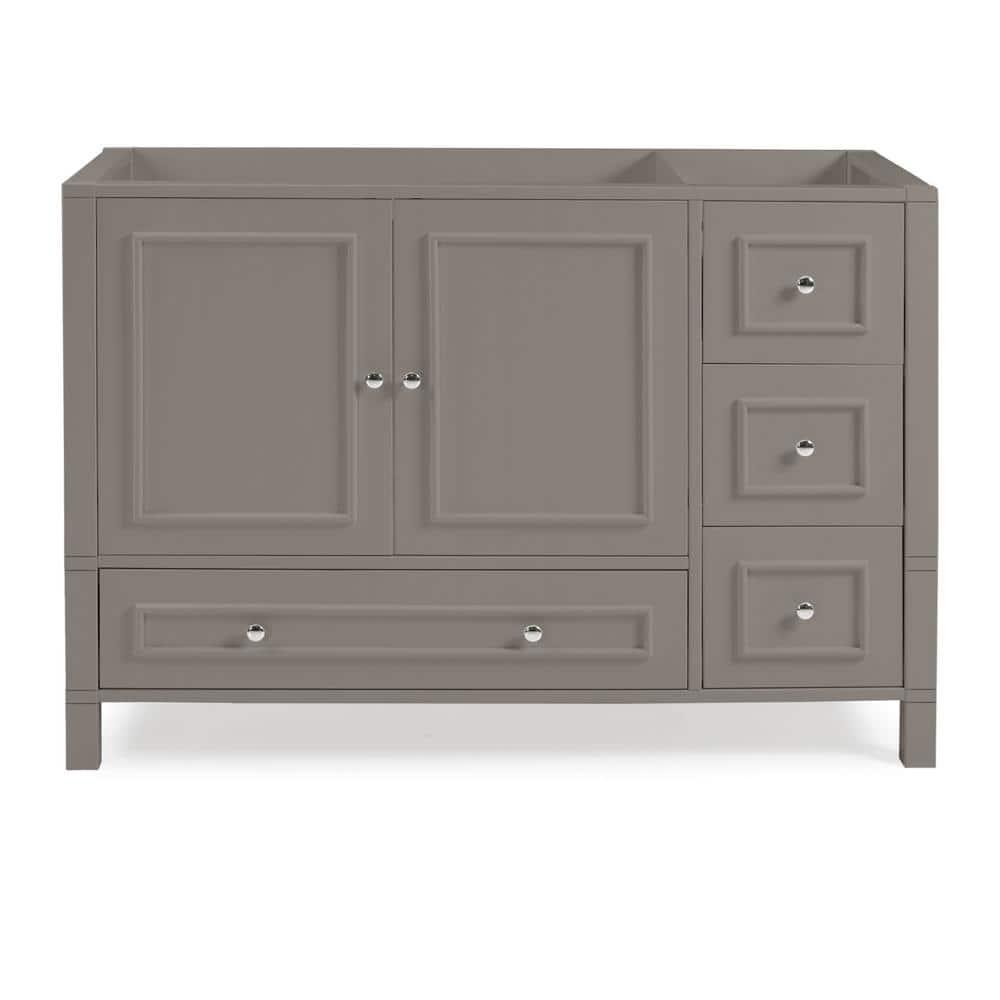 Alaterre Williamsburg 48 Inch Bathroom Vanity, Freestanding Cabinet Without Sink, Large Wood Vanity with Soft-Close Doors