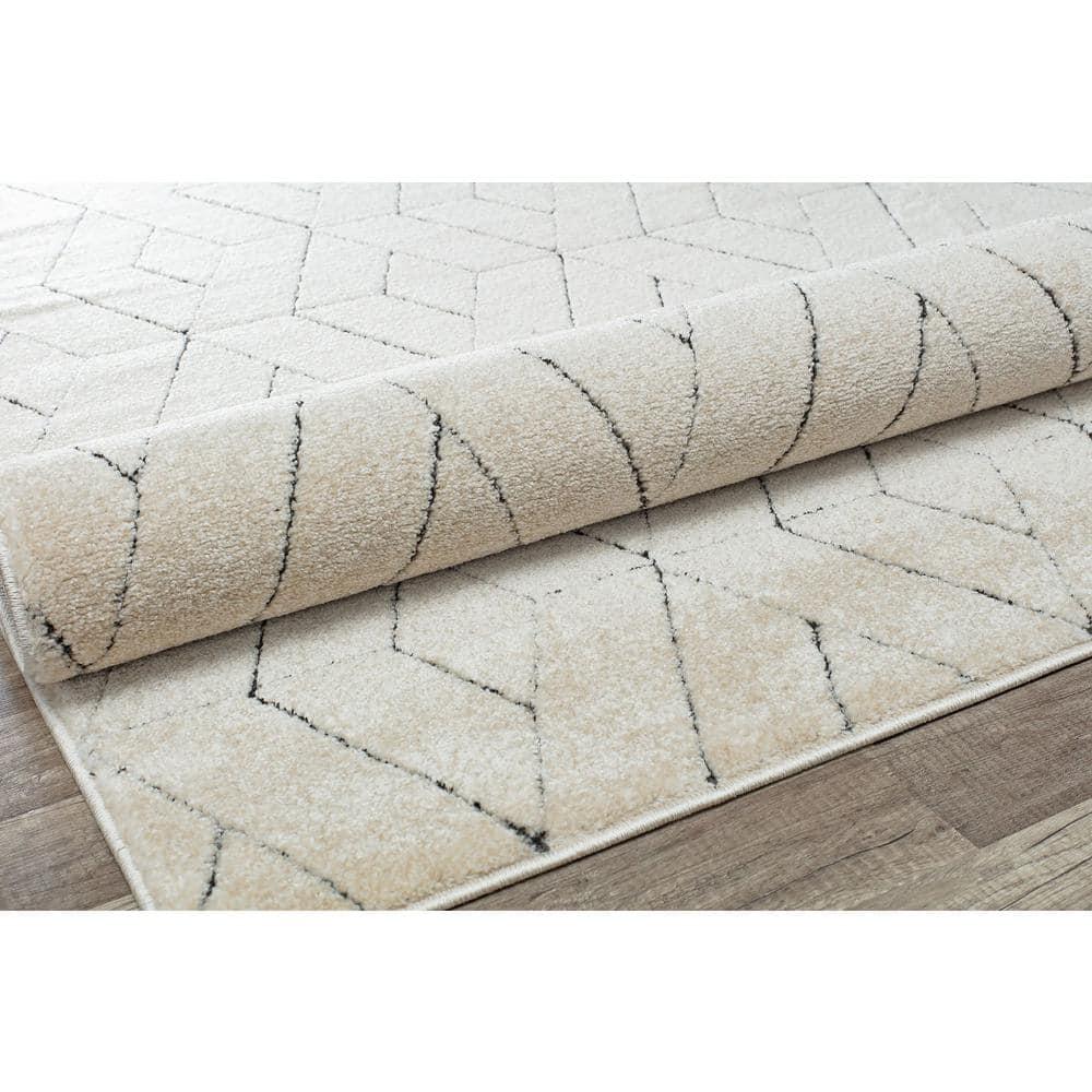 CosmoLiving By Cosmopolitan Chanai CN10A Contemporary Geometric 2'x4' Area Rug
