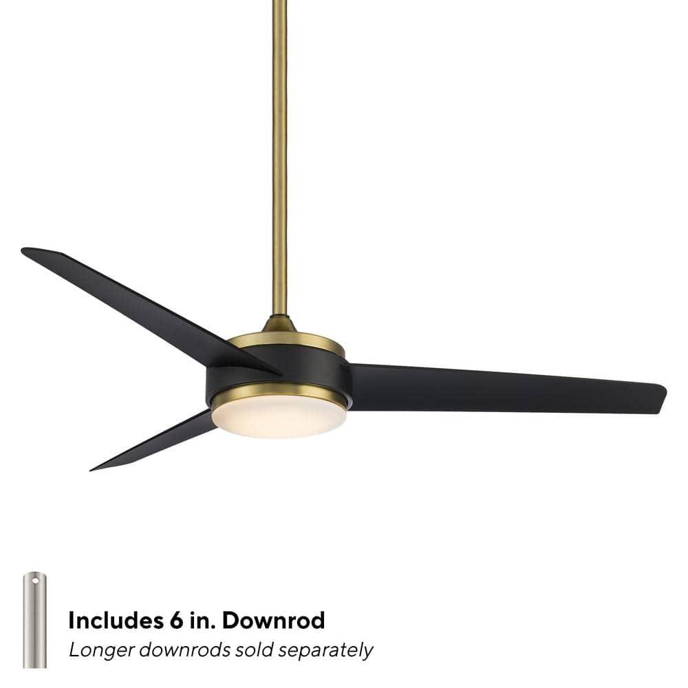 WAC Limited Fans 54" Mod 3 - Blade Outdoor/Indoor Smart Ceiling Fan with Remote Control and Dimmable LED Light Kit Included, Works With Google Assistant, Amazon Alexa, iOS And Android APP
