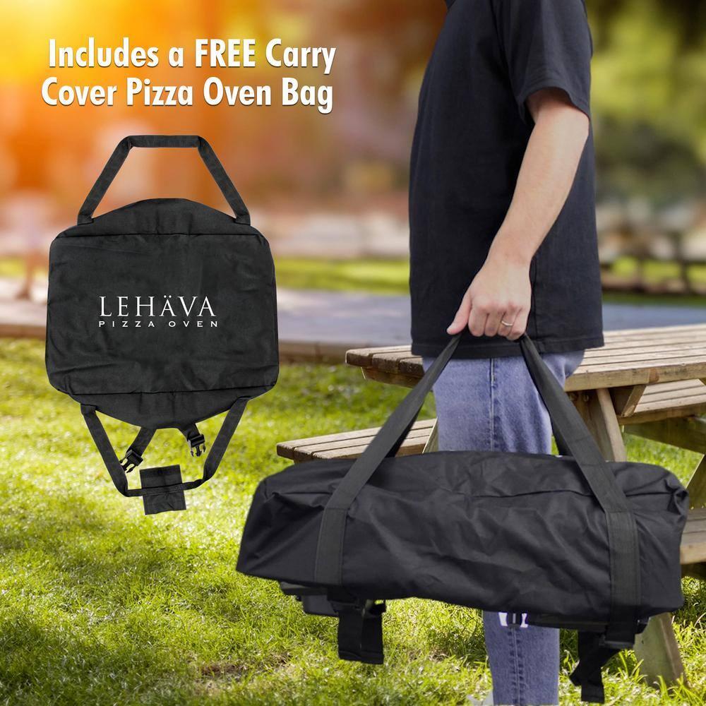 Flame King Flame King LEHAVA 14-inch Portable Outdoor Propane Pizza Oven for Camping and Outdoor Cooking