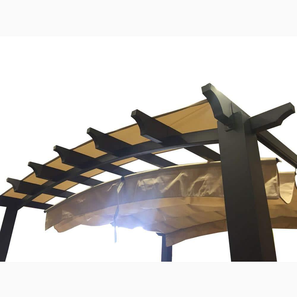 Garden Winds Replacement Canopy Top Cover for the Arched Pergola - Nutmeg