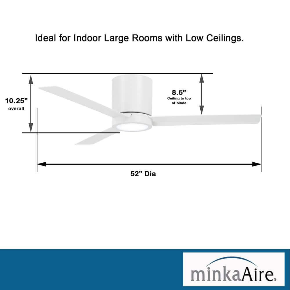 Minka Aire Roto Flush 52'' Ceiling Fan with LED Lights
