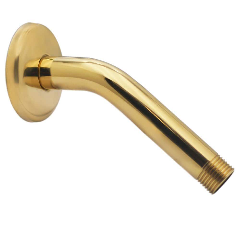 1/2" IPS x 6" Wall Mount Shower Arm with Sure Grip Flange