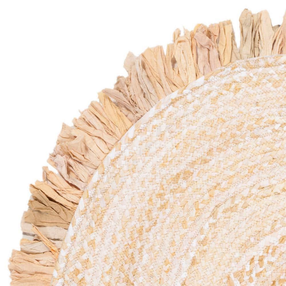 Sand & Stable™ Padley Round Handwoven Jute Beige Area Rug
