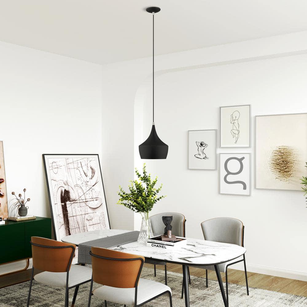 Schultz Single Light Metal Dimmable Pendant
