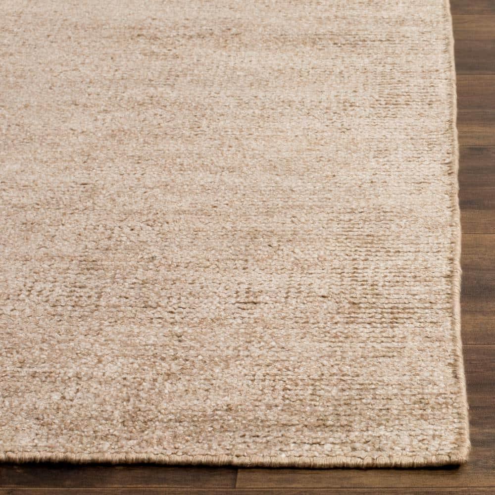 McArthur Stone Wash Hand Knotted 80% Viscose And 20% Cotton Solid Color Rug