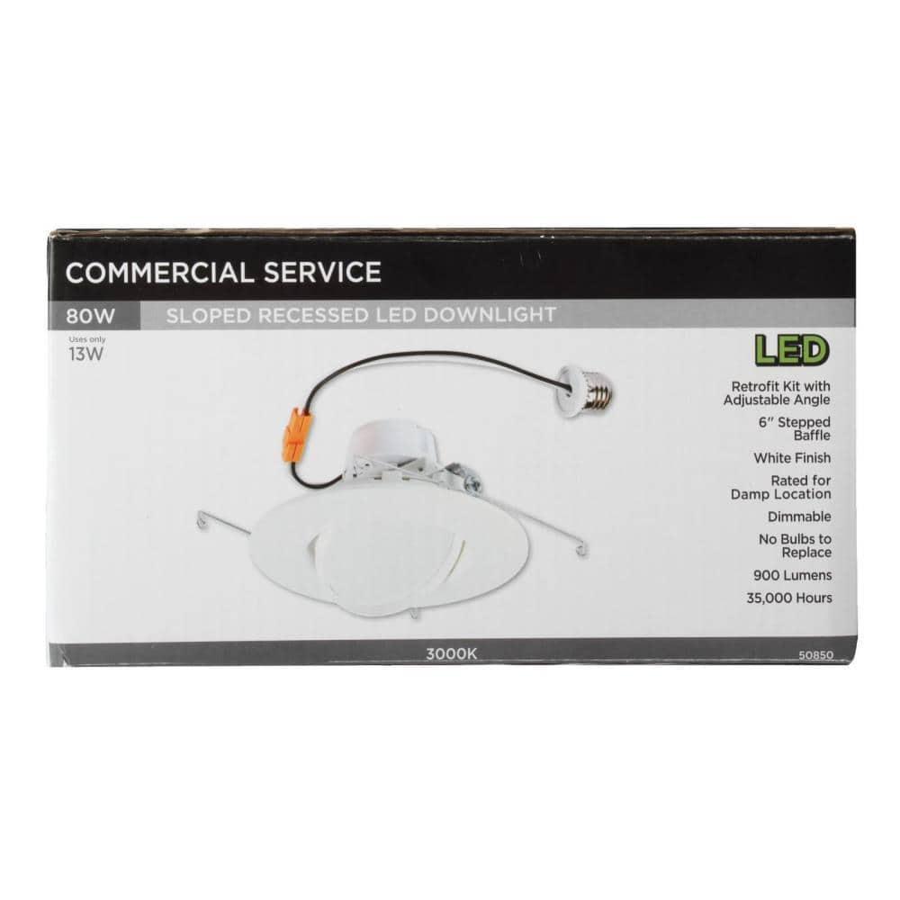 Air-Tight LED Retrofit Recessed Lighting Kit