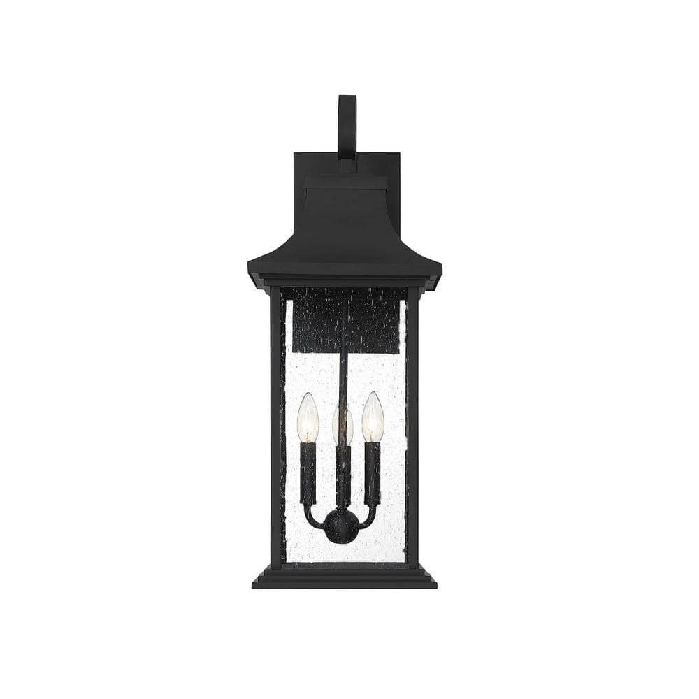 Savoy House Hancock 3 - Light Wall Light in  Matte Black