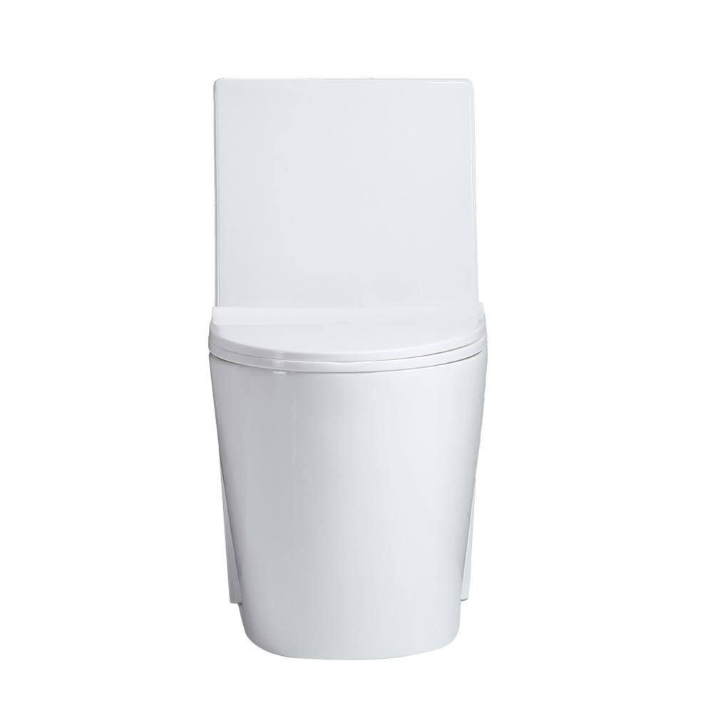Small Compact One Piece Toilet Dual Flush