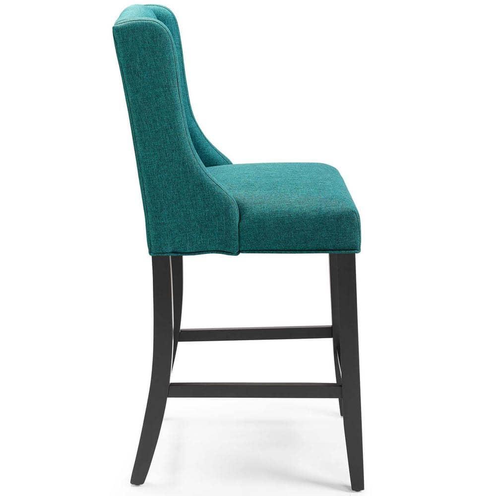 Modway Baronet Tufted Button Upholstered Fabric/Faux Leather Stool