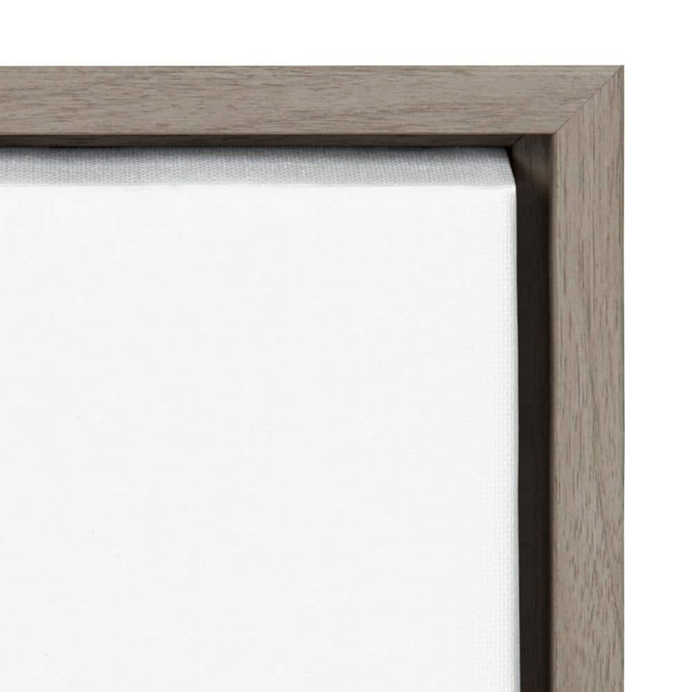 18" x 24" Sylvie Baby Tiger Framed Canvas by Amy Peterson Gray - Kate & Laurel All Things Decor: Modern Style, Plastic Frame