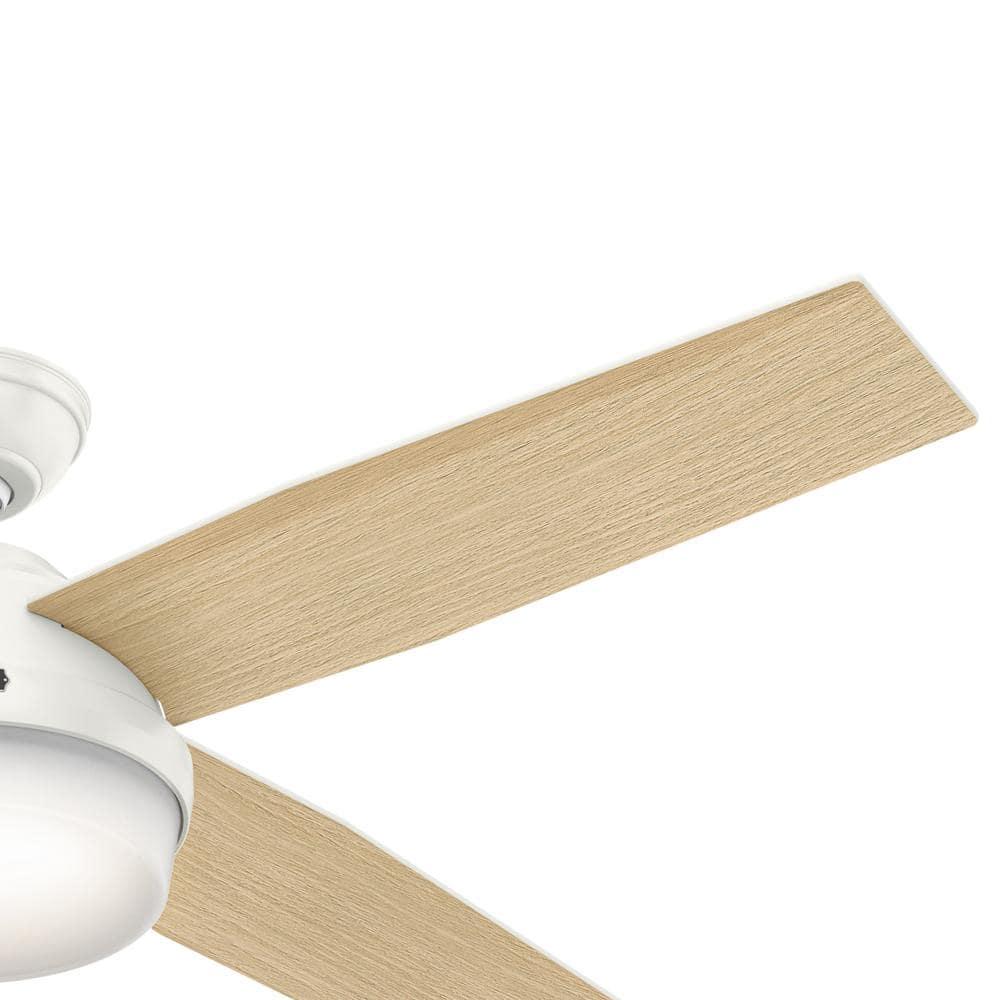 Dempsey 52" 4 - Blade Contemporary Indoor Ceiling Fan with Lights and Remote