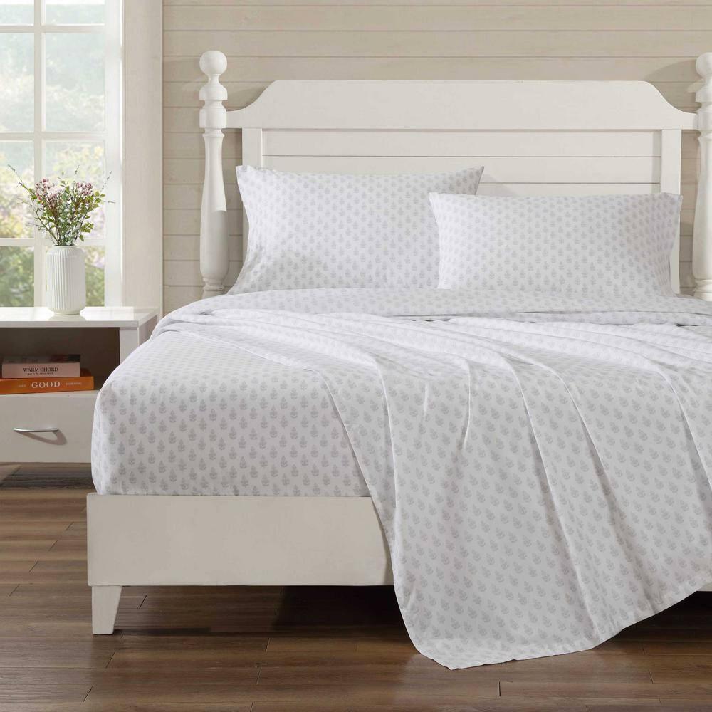 Laura Ashley Laura Ashley Printed Cotton Percale Sheet Set