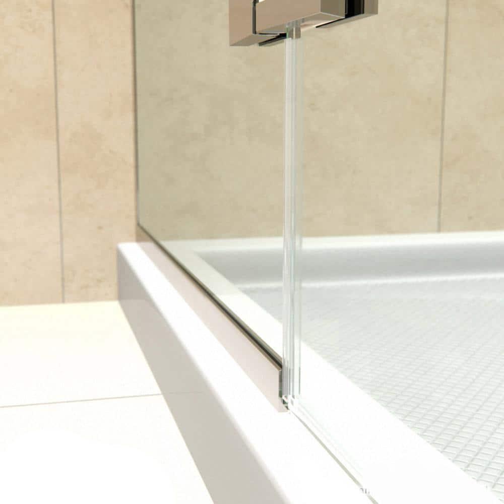 DreamLine Unidoor-X 60'' W x 30.375'' D x 72'' H Frameless Rectangle Shower Enclosure E1243030-01