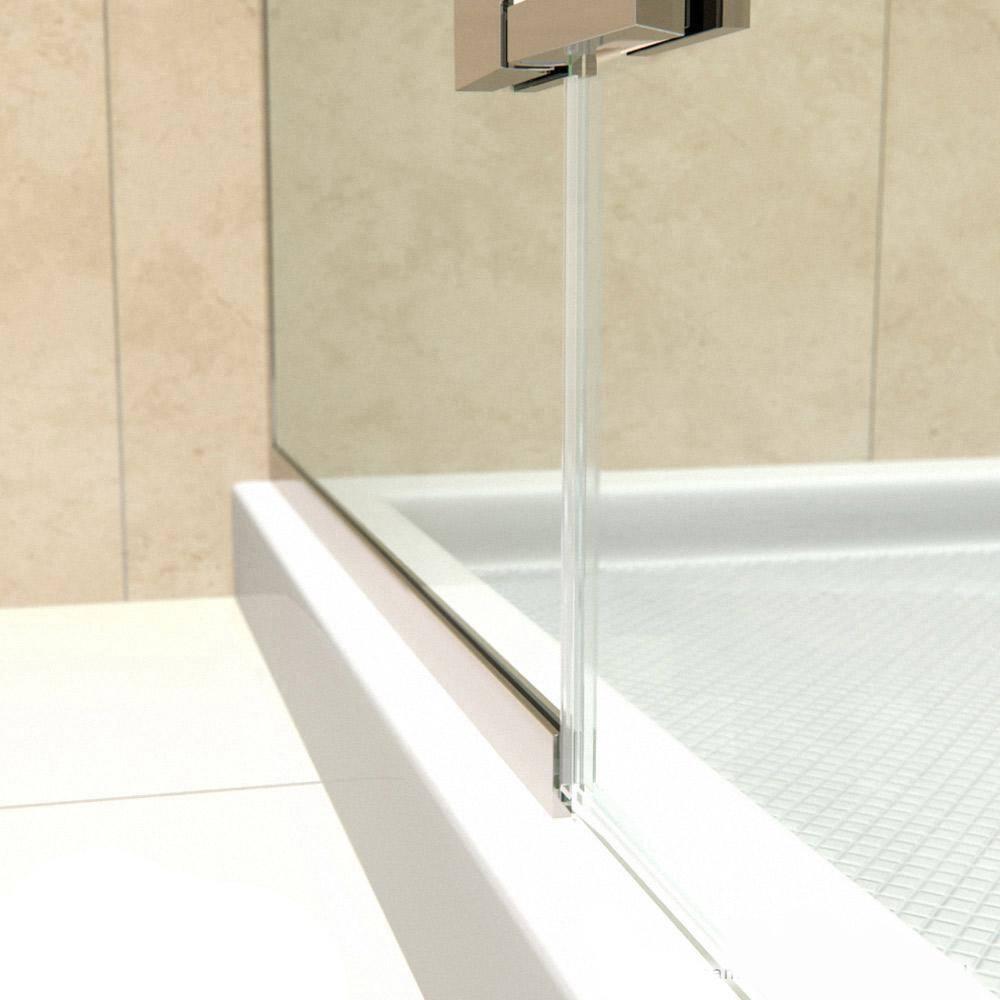 DreamLine Unidoor-X 45 in. W x 30.38 D x 72 in. H Frameless Hinged Shower Enclosure E1251430-01