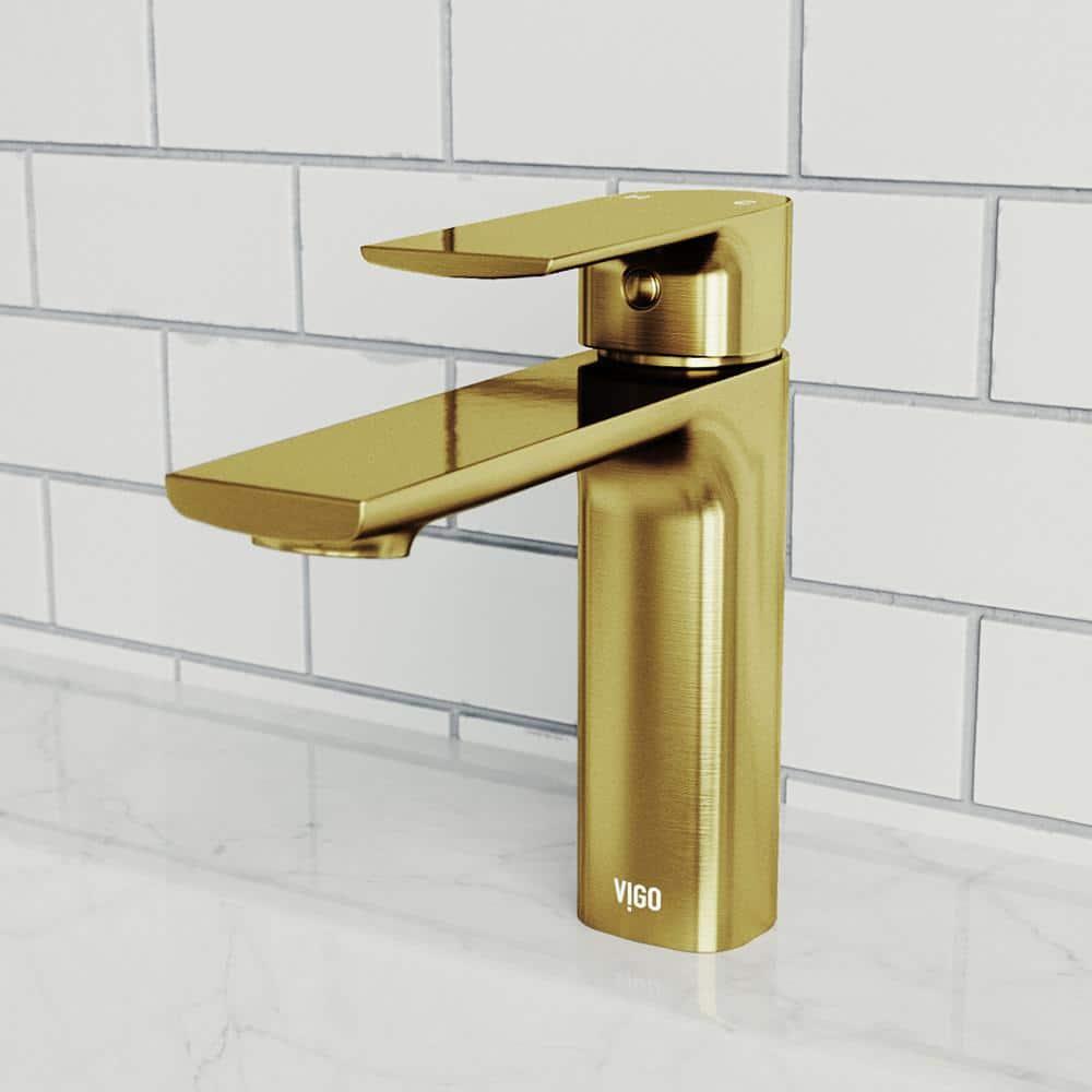 Davidson 6" H Single Handle Single Hole Bathroom Faucet