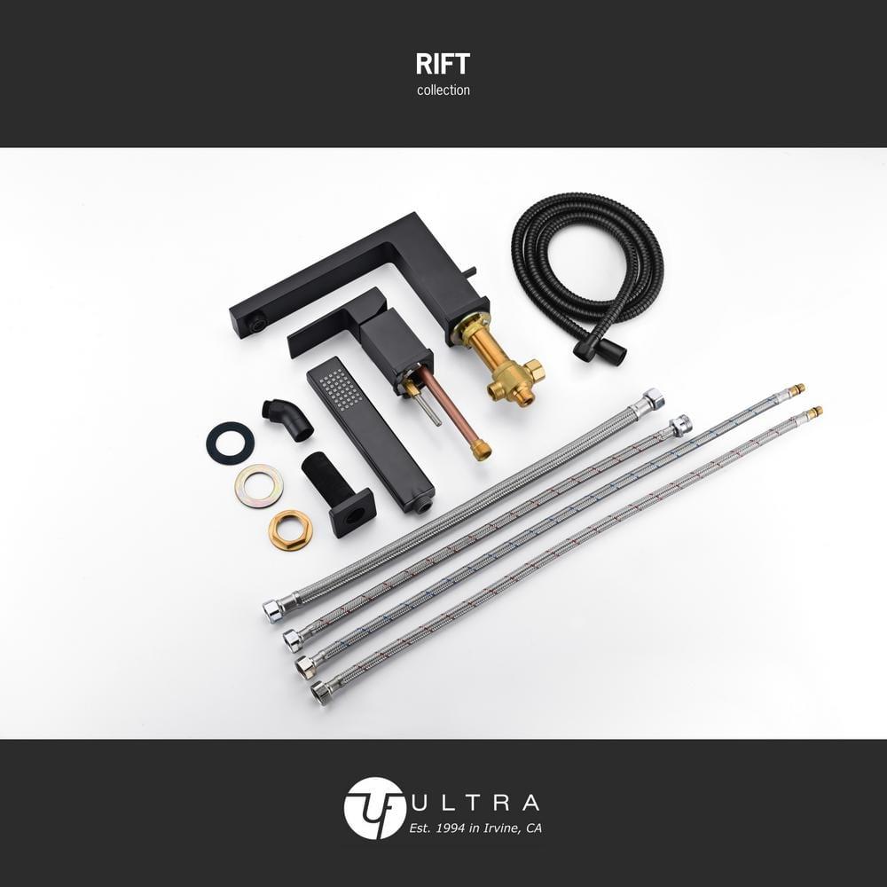Ultra Faucets UF65847 Rift Deck Tub Filler