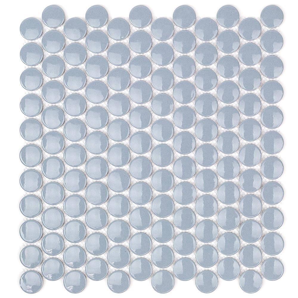 Zen 12.32'' W x 12.99'' L Ceramic Penny Round Mosaic Floor and Wall Tile (1.11 sq. ft./ each)