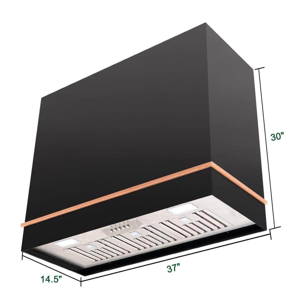 Akicon 36" 600 CFM Ducted (Vented) Wall Range Hood