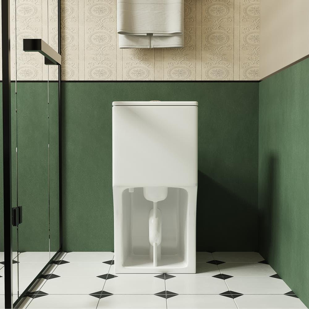 1.1/1.6 GPF Elongated Comfort Height Super Quite Flushing Floor Mounted One-Piece Toilet