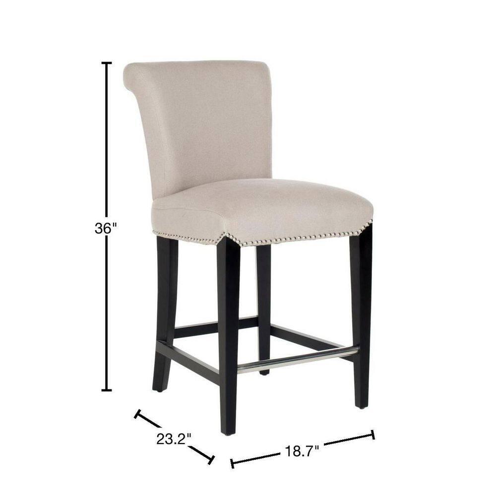 SAFAVIEH Seth Counter Stool Beige
