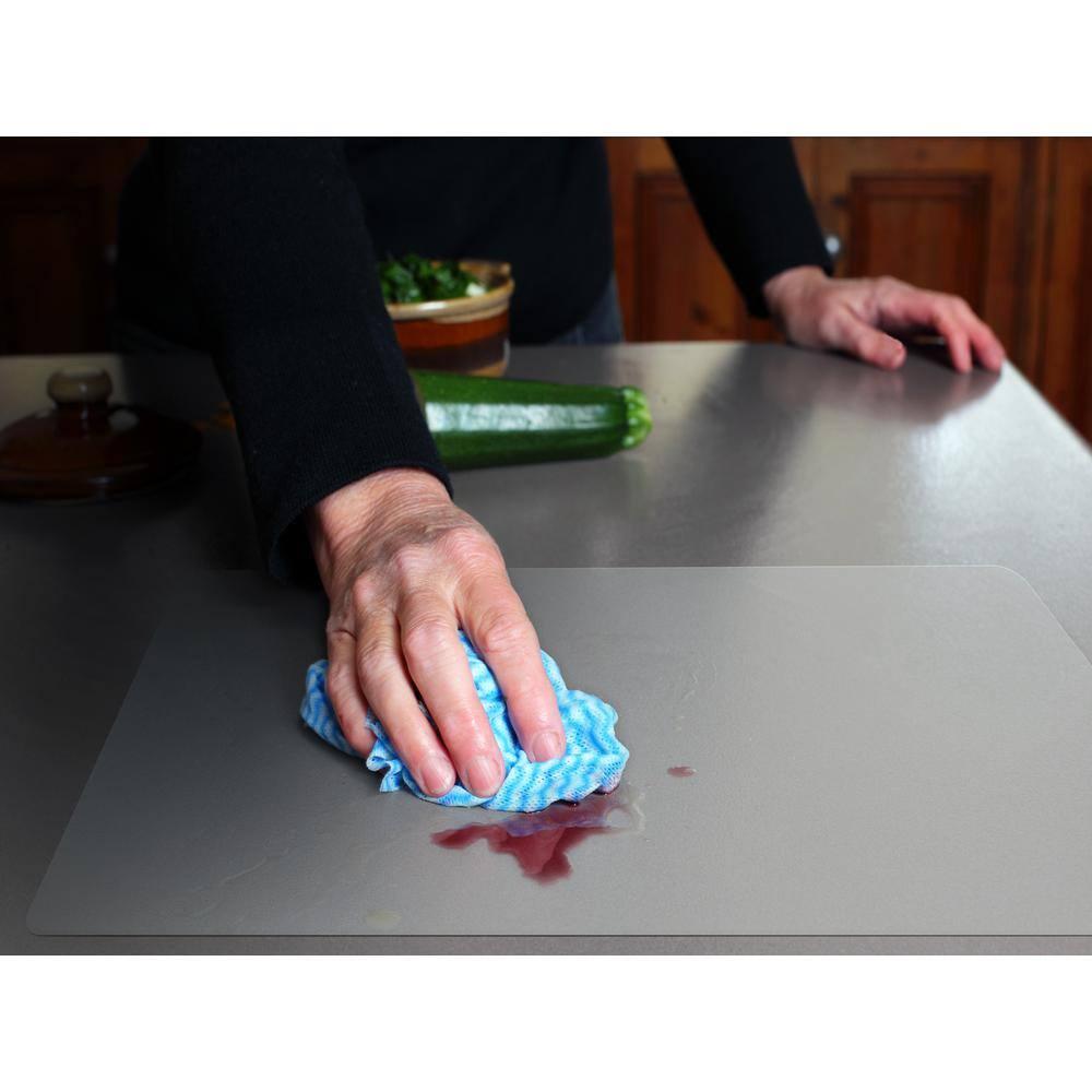 Desktex® Pack of 4 Anti-Microbial Vinyl Rectangular Desk Mats - 12" x 18"