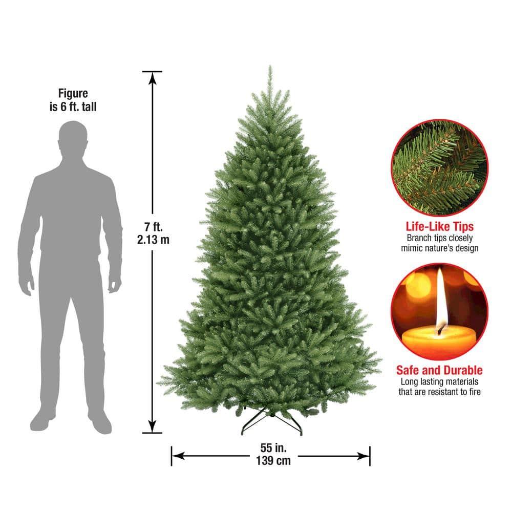 7' Unlit Dunhill Fir Artificial Christmas Tree - National Tree Company
