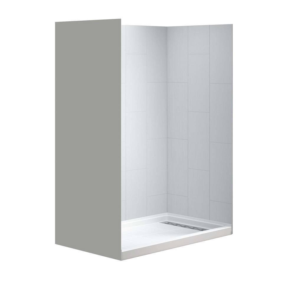 60'' W 75'' H Framed Rectangle Shower Stall