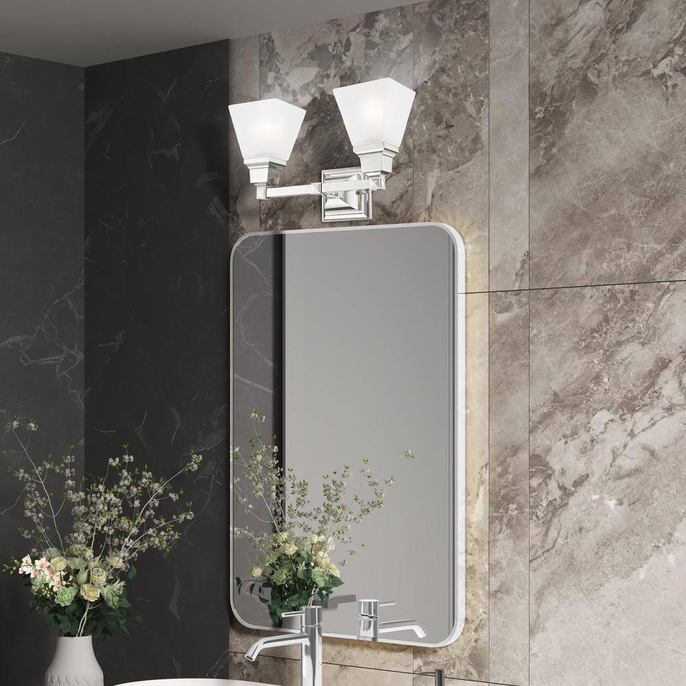 Livex Lighting Mission 2 - Light Vanity in  Polished Nickel