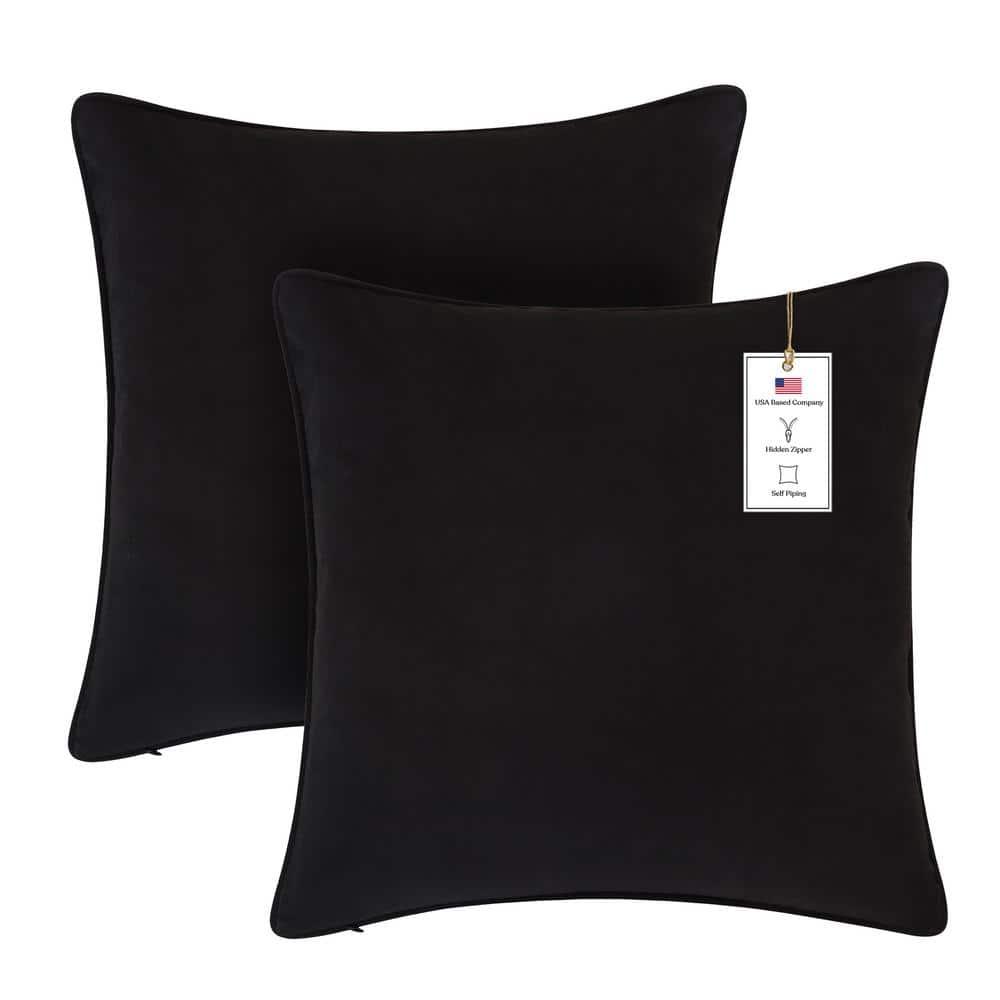 A1 Home Collections LLC Velvet Pillow Cover (Set of 2)