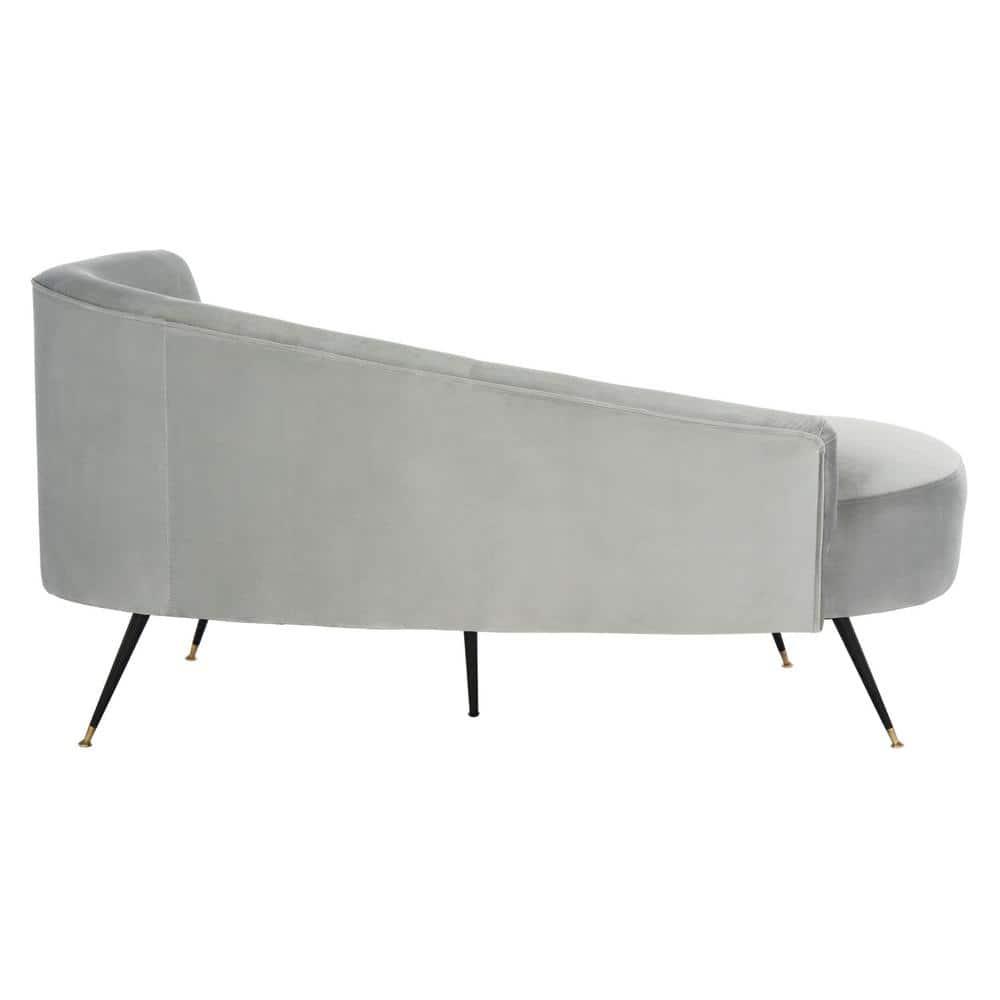 Evangeline Parisian Settee - Grey/Black - Safavieh.