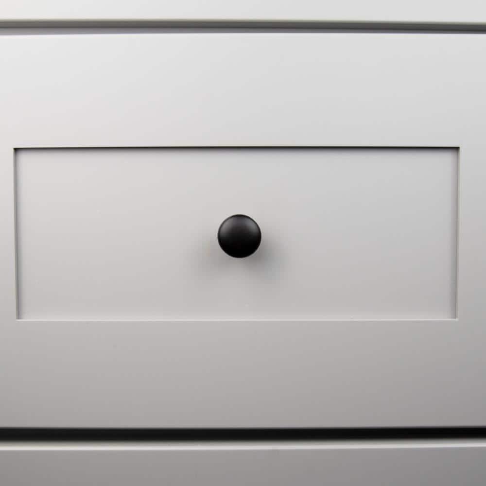 Heritage Designs Kitchen Cabinet Knobs, 1 1/8" Round Knob Pull for Doors, Drawers and Dressers