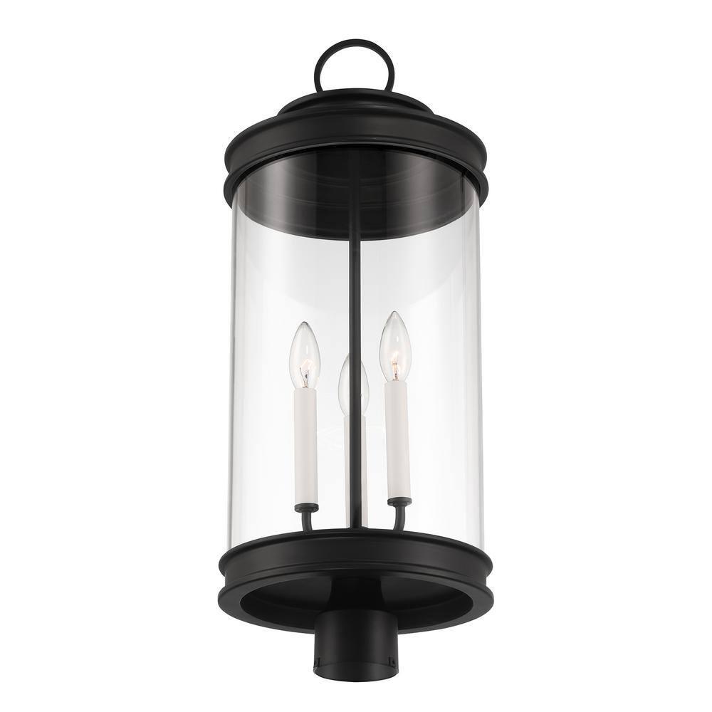 Savoy House Englewood 3 - Light Post Light in Matte Black