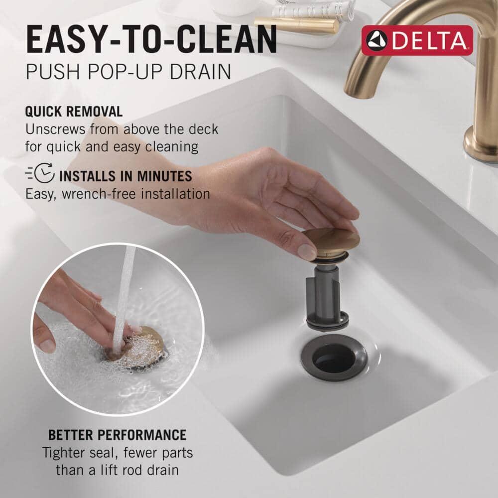 Nicoli Single Hole Bathroom Faucet with Drain Assembly, Single Handle Bathroom Sink Faucet