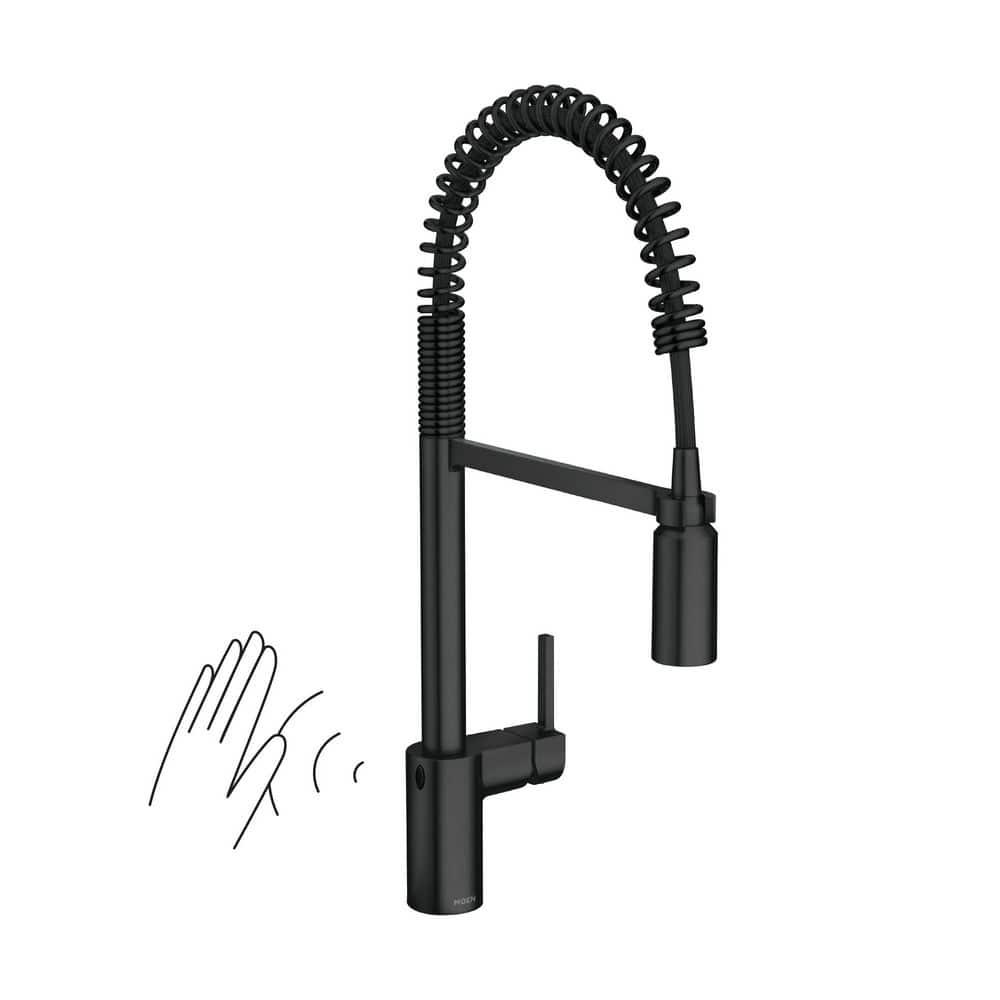 Moen Align MotionSense Wave Single Handle Spring Pulldown Kitchen Faucet with Power Clean Technology