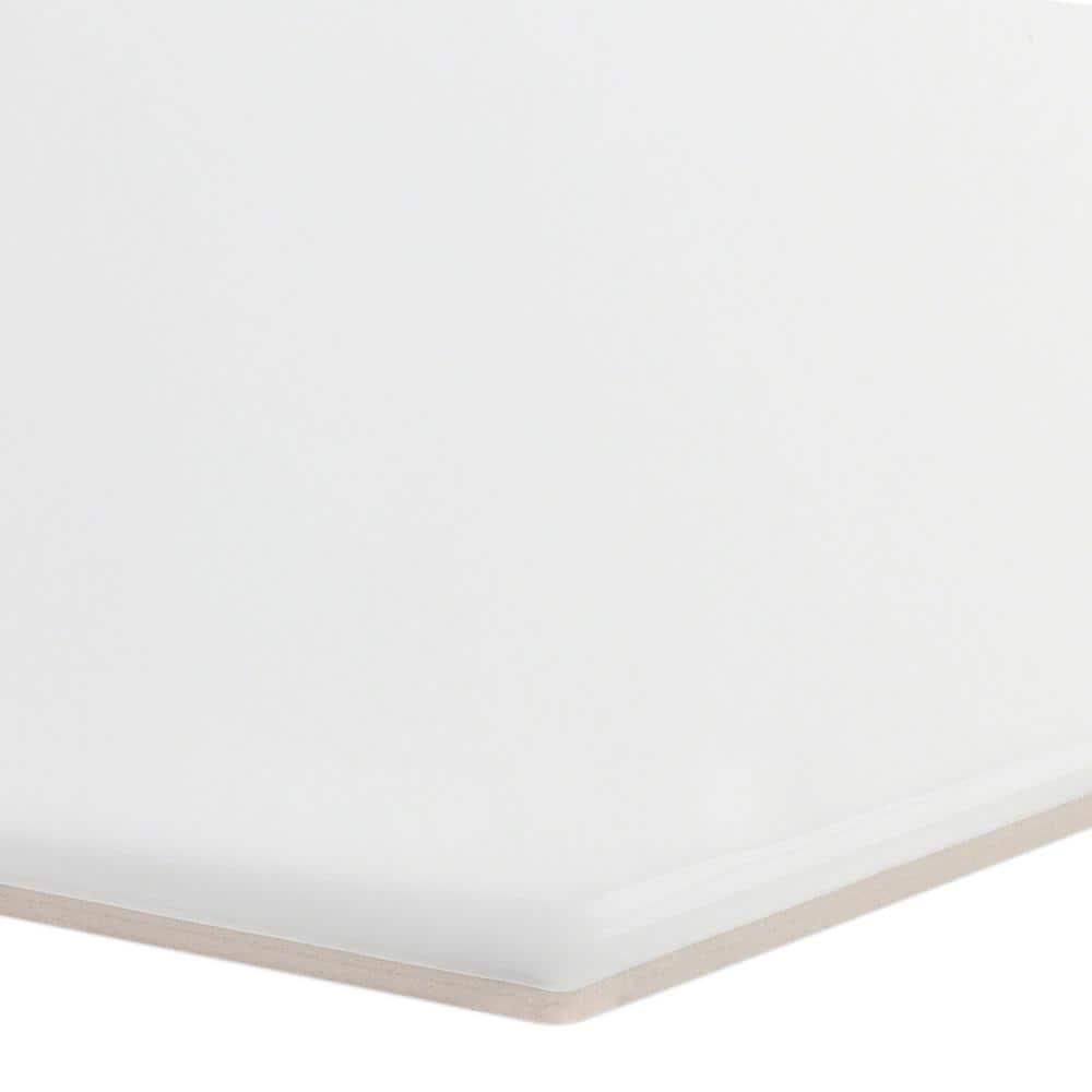 Midland Hexagon 4" x 8" Ceramic Subway Wall Tile (5.38 sq. ft. / box)