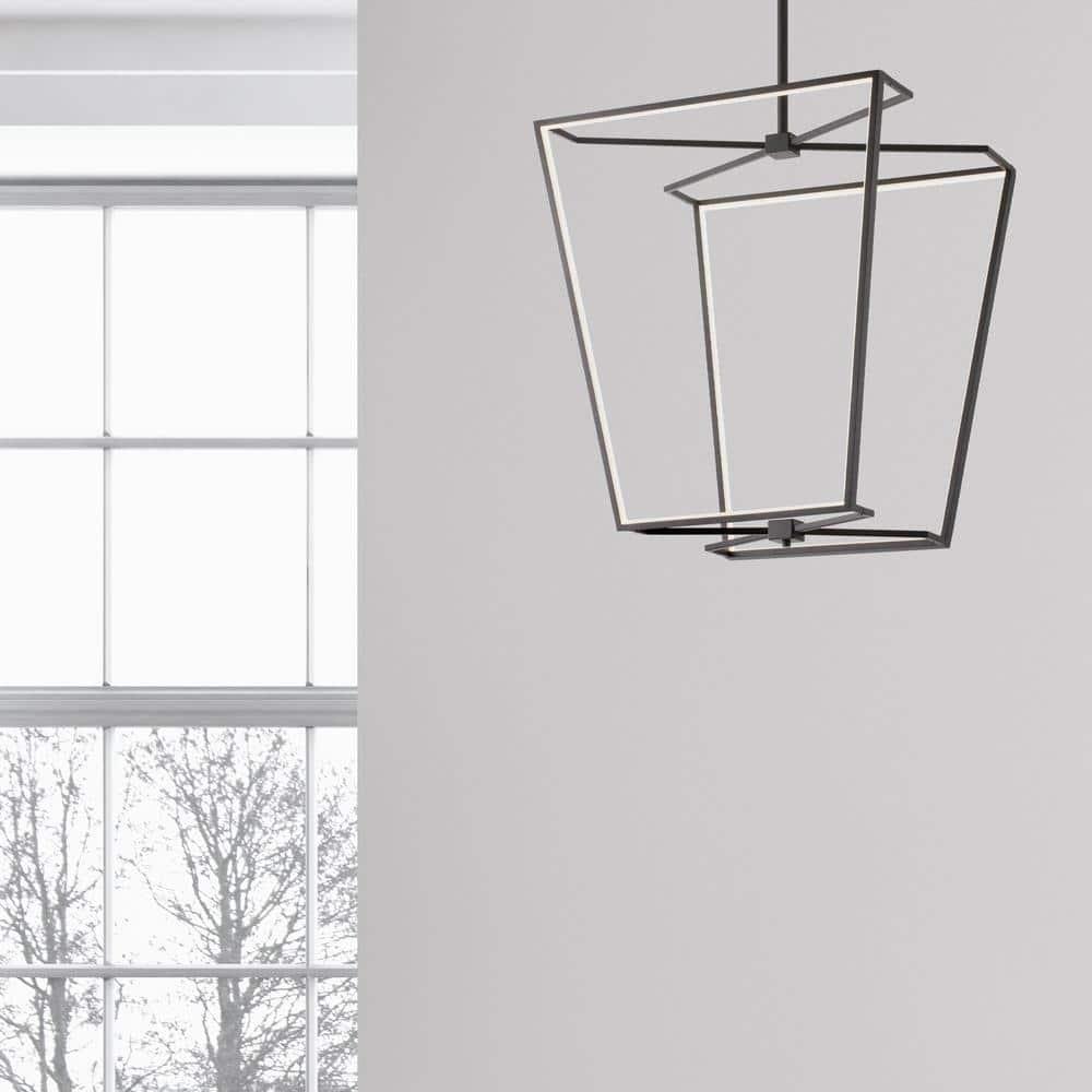 Skiba Dimmable LED Lantern Geometric Chandelier