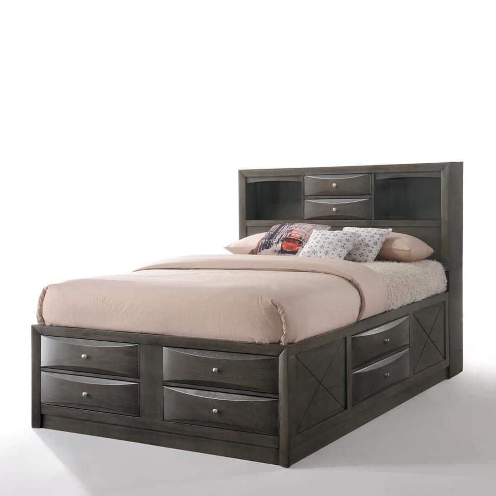 Wildon Home® Elyne Bookcase Storage Bed