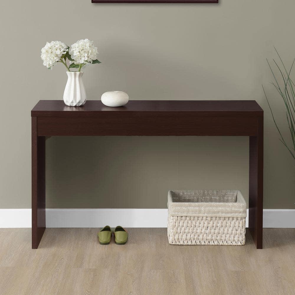 Convenience Concepts Northfield Wall Console in Espresso Wood Finish