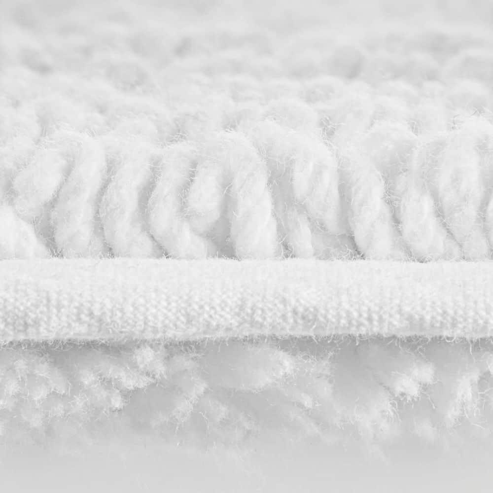 Madison Park Signature Splendor 100% Cotton Tufted 3000 GSM Reversible Bath Rug