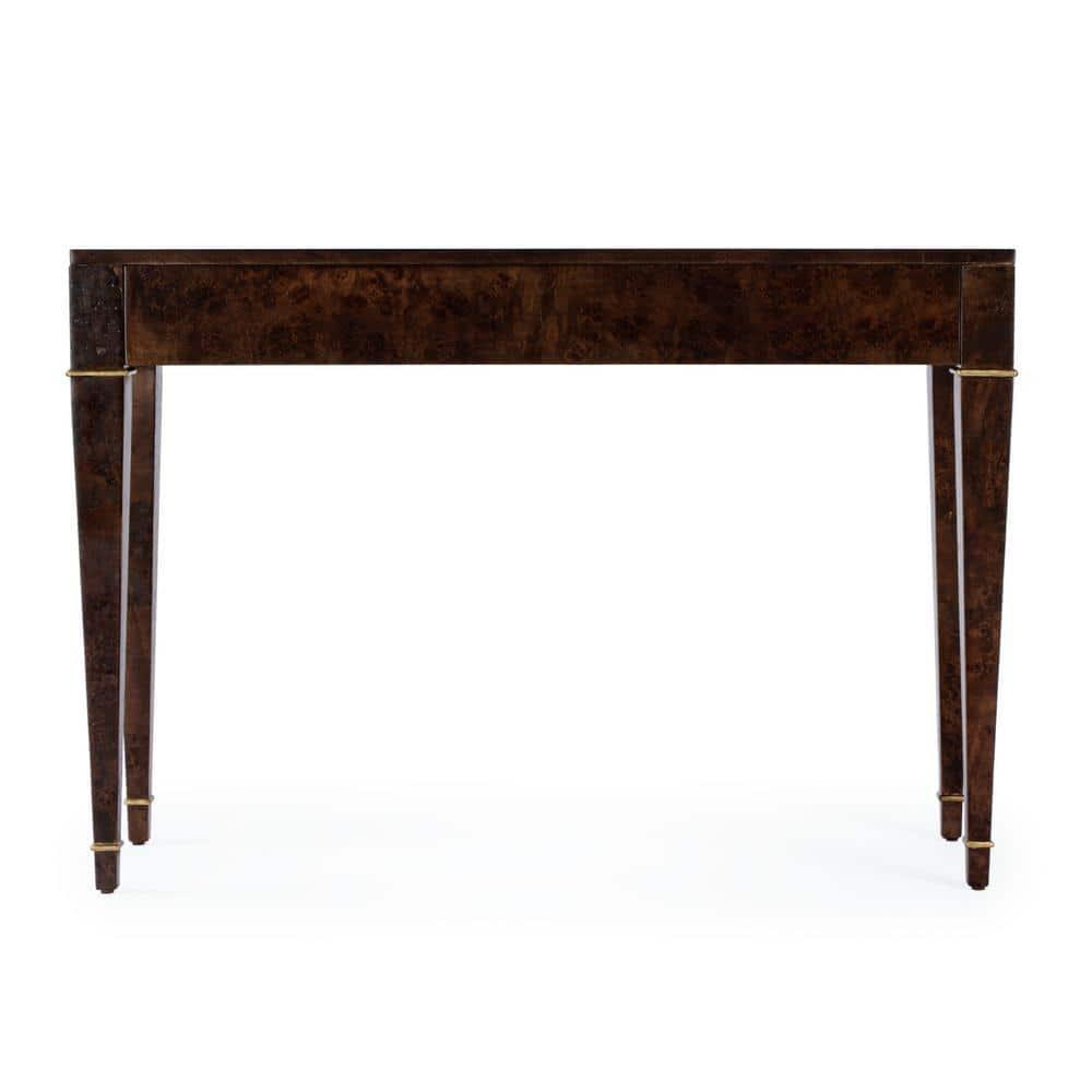 Kai 2 Drawer 45" Burl Wood Console Table
