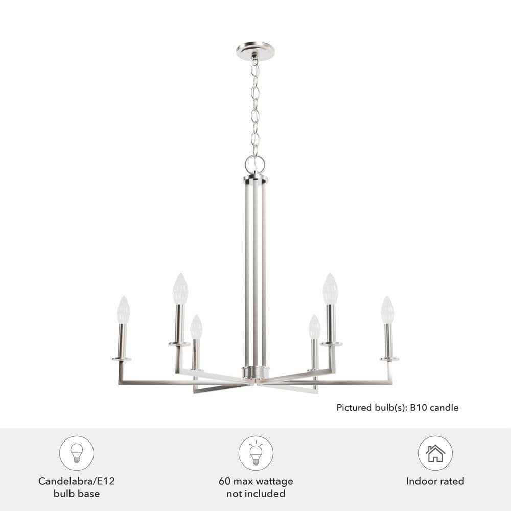 6 - Light Geometric Classic Chandelier