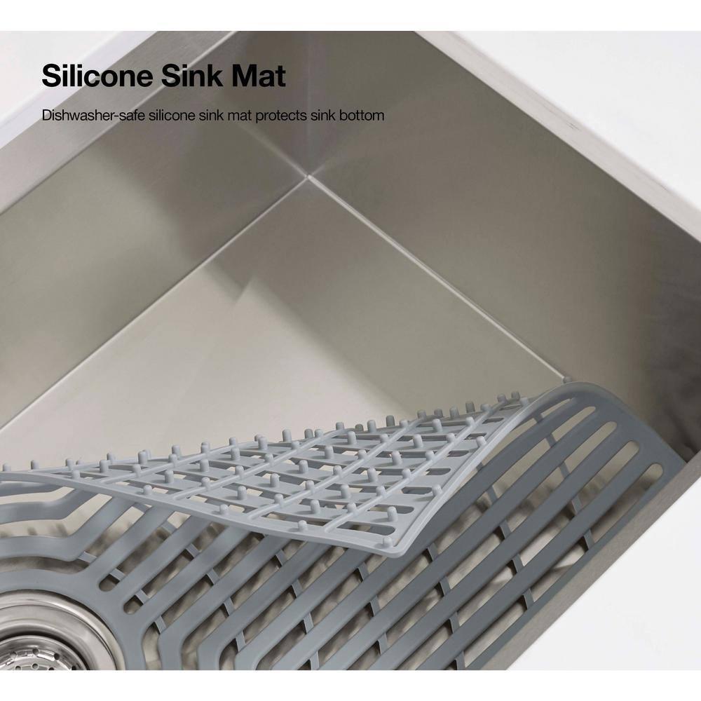 Task 33" x 22" Top-Mount/Undermount Single-Bowl Workstation Kitchen Sink With Accessories