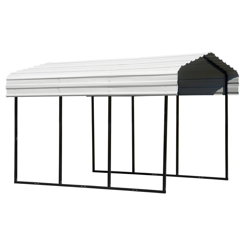 Arrow Arrow Galvanized Steel Carport, 10x15x9