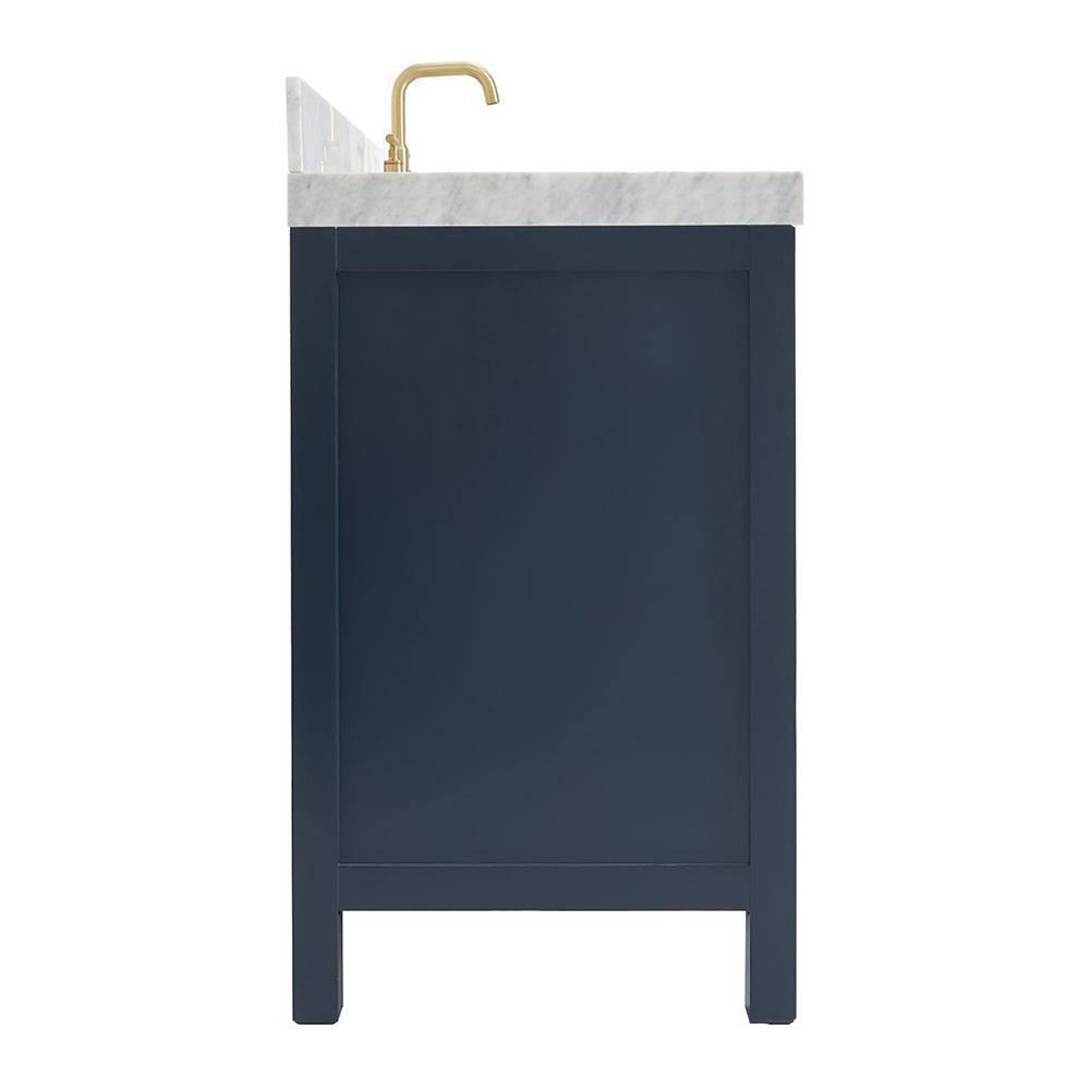 Cambridge 42'' Single Bathroom Vanity with Carrara Marble Top