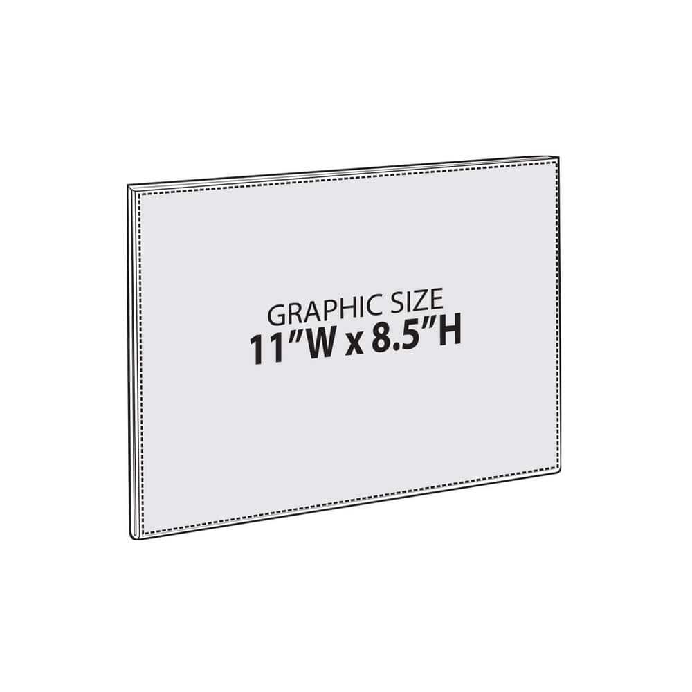 11 in. x 8.5 in. Wall Frame with Magnetic Strip