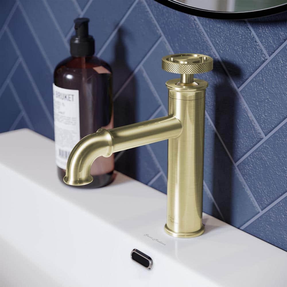 Avallon Single Hole, Single-Handle Wheel, Bathroom Faucet