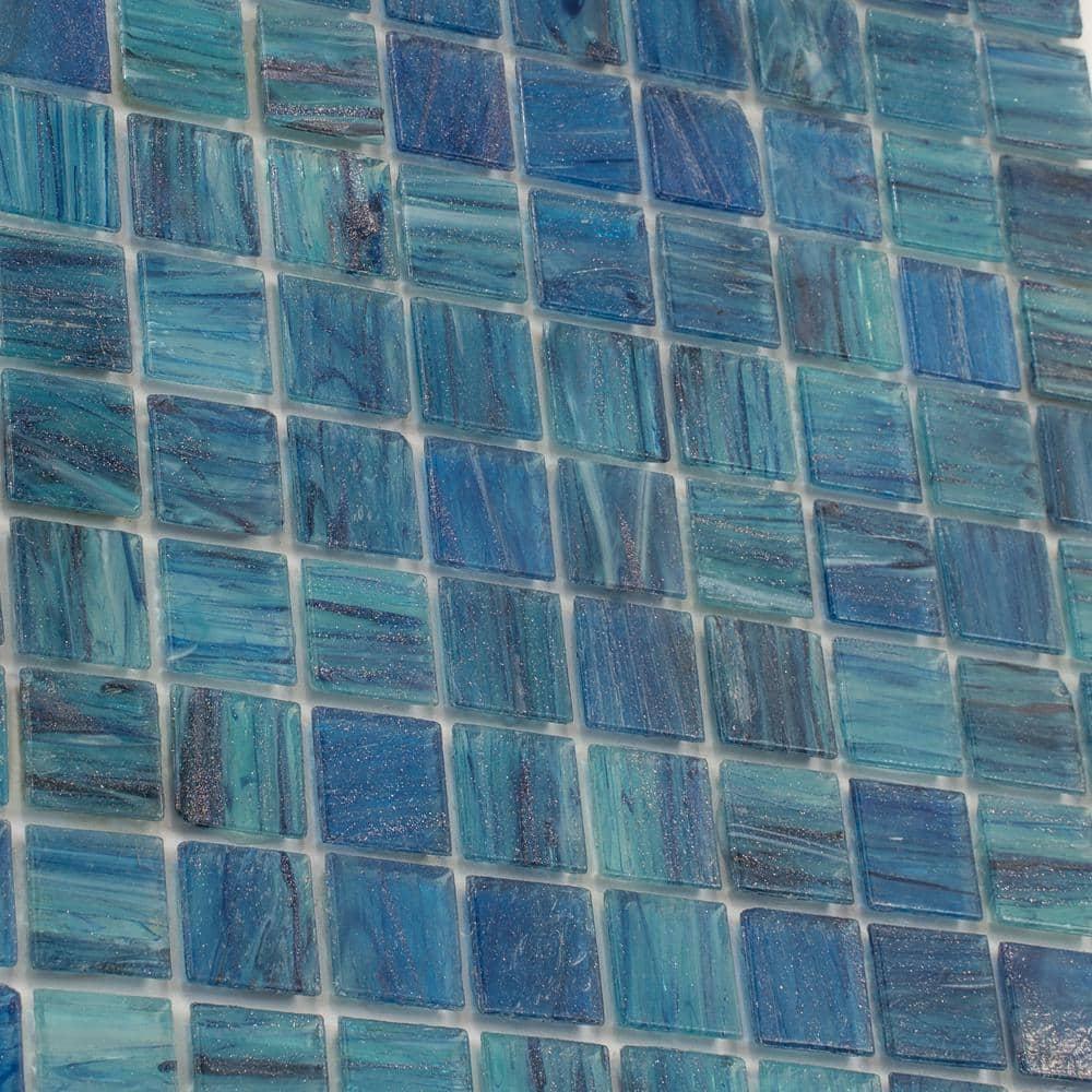 Celestial 0.8" x 0.8" Glass Grid Mosaic Wall & Floor Tile
