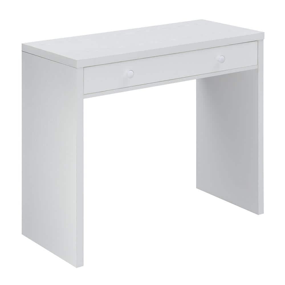 Convenience Concepts Northfield 30 inches Tall 1 Drawer 36-inch Desk, White, All Ages
